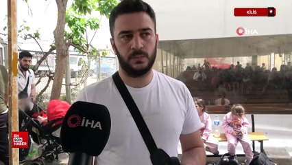 Suriyeli sığınmacılar Türkiye'ye teşekkür ederek ülkelerine dönüyor