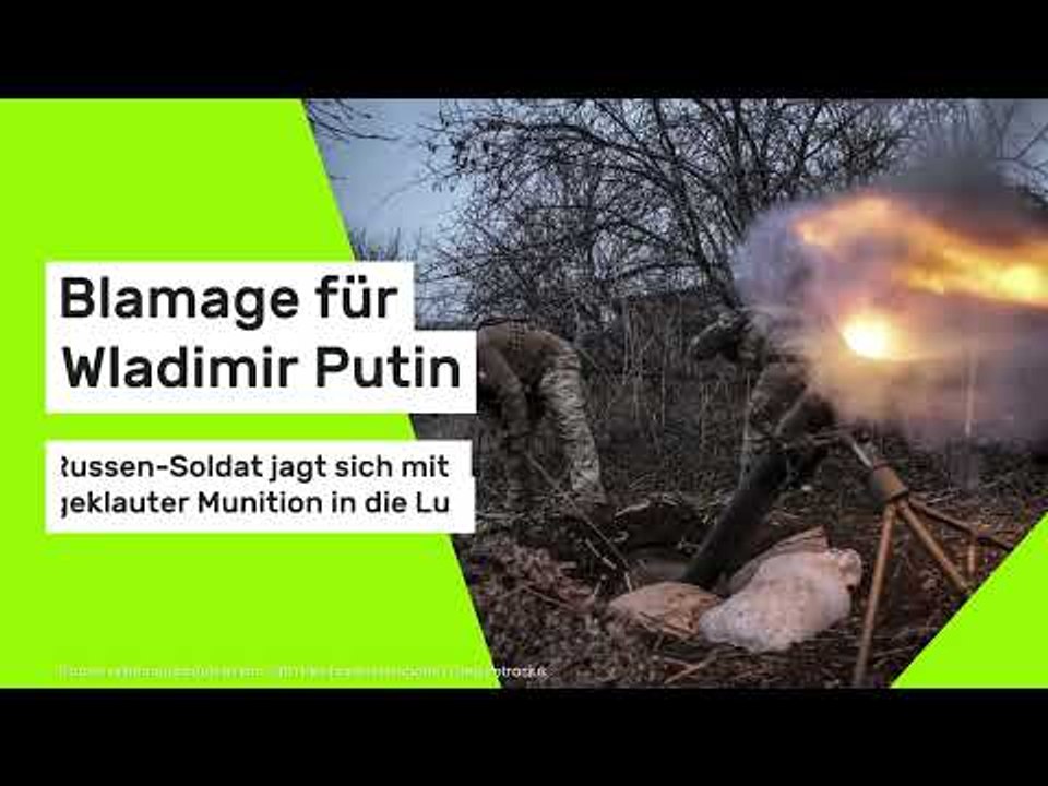 Blamage für Wladimir Putin: Russen-Soldat jagt sich mit geklauter Granate in die Luft