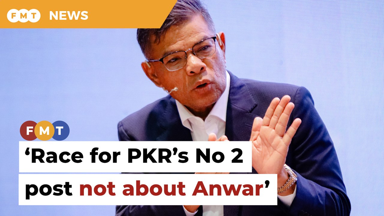 Nurul Izzah’s bid for PKR’s No 2 post not about Anwar, says Saifuddin