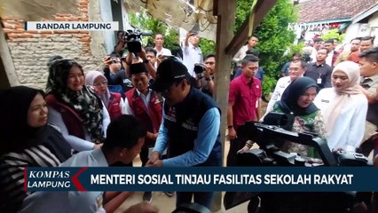 Menteri Sosial Tinjau Fasilitas Sekolah Rakyat