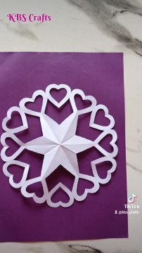 DIY Paper Art & Craft | How to Make Beautiful Paper Snowflakes at Home