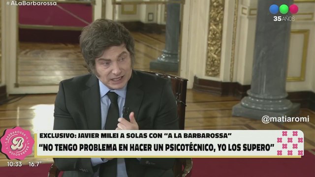 La respuesta más surrealista de Milei en una entrevista: Woody Allen no habría podido escribir este guion