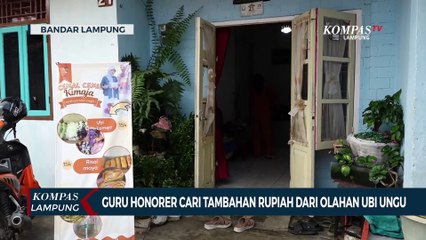 Guru Honorer Cari Tambahan Rupiah Dari Olahan Ubi Ungu