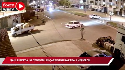 Şanlıurfa'da iki otomobilin çarpıştığı kazada 1 kişi öldü