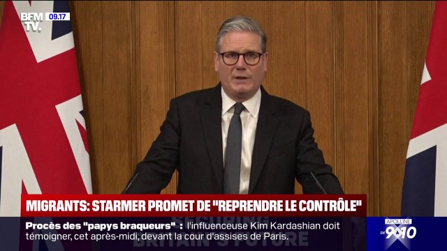 Keir Starmer, le Premier ministre britannique, promet de reprendre le contrôle des frontières en réduisant l'immigration légale