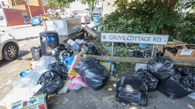 Rotting rubbish still piling up on Birmingham streets despite council claims