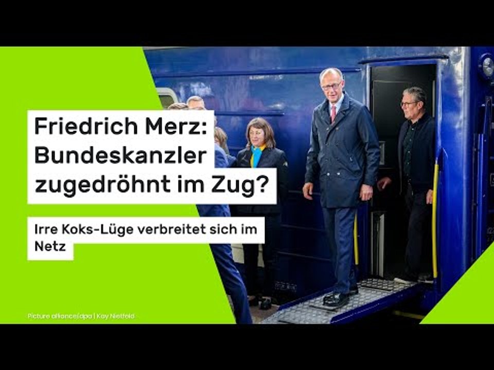 Friedrich Merz: Bundeskanzler zugedröhnt im Zug? Irre Koks-Lüge verbreitet sich im Netz