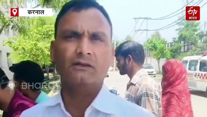 करनाल में हाइड्रा और बाइक की जबरदस्त टक्कर, हादसे में महिला की मौत, पति और बच्चे घायल
