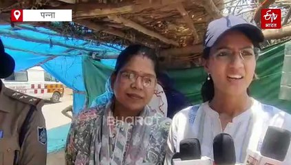 पन्ना में अतिक्रमण पर गरजा बुलडोजर, मकानों को किया जमींदोज