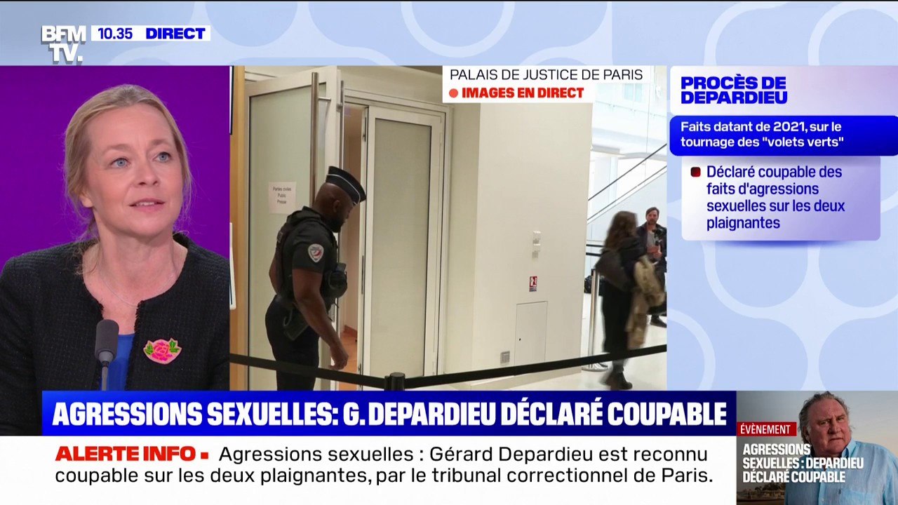 Procès Gérard Depardieu: l'acteur est condamné à 18 mois de prison avec sursis simple pour agressions sexuelles sur deux femmes