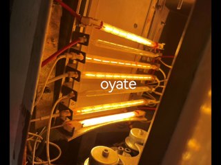 Half White Plated Halogen Heating Tube 800mm 220v 2000w IR Heat Lamp for Pet Bottle Blowing Machine