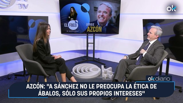 Azcón: A Sánchez no le preocupa la ética de Ábalos, sólo sus propios intereses