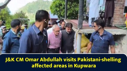 J&K CM Omar Abdullah visits Pakistani-shelling affected areas in Kupwara