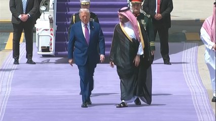WATCH: US President Donald Trump arrives in Saudi Arabia for three-day tour