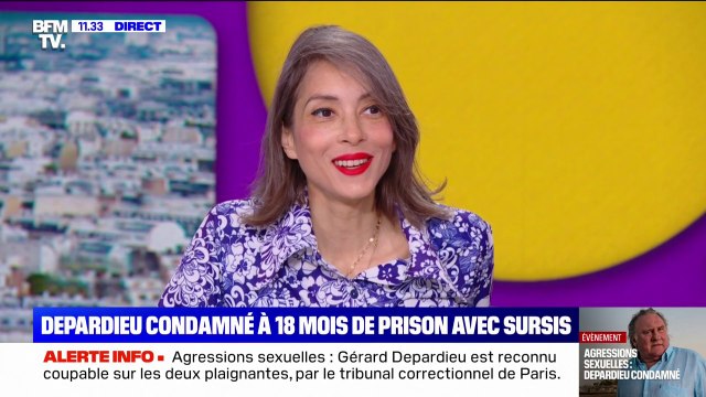 Pour moi, justice a été rendue [...] il n'y a plus d'intouchables : Bénédicte Martin, ambassadrice de #MeTooMedia, réagit à la condamnation pour agression sexuelles de Gérard Depardieu