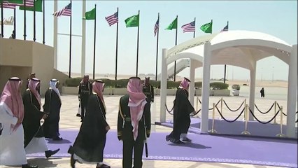 USA - President Trump Participates in an Arrival Ceremony, May 13, 2025 in Saudi Arabia (13.05.25)