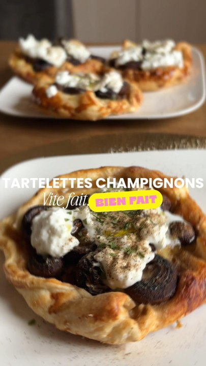 Tartelettes aux champignons