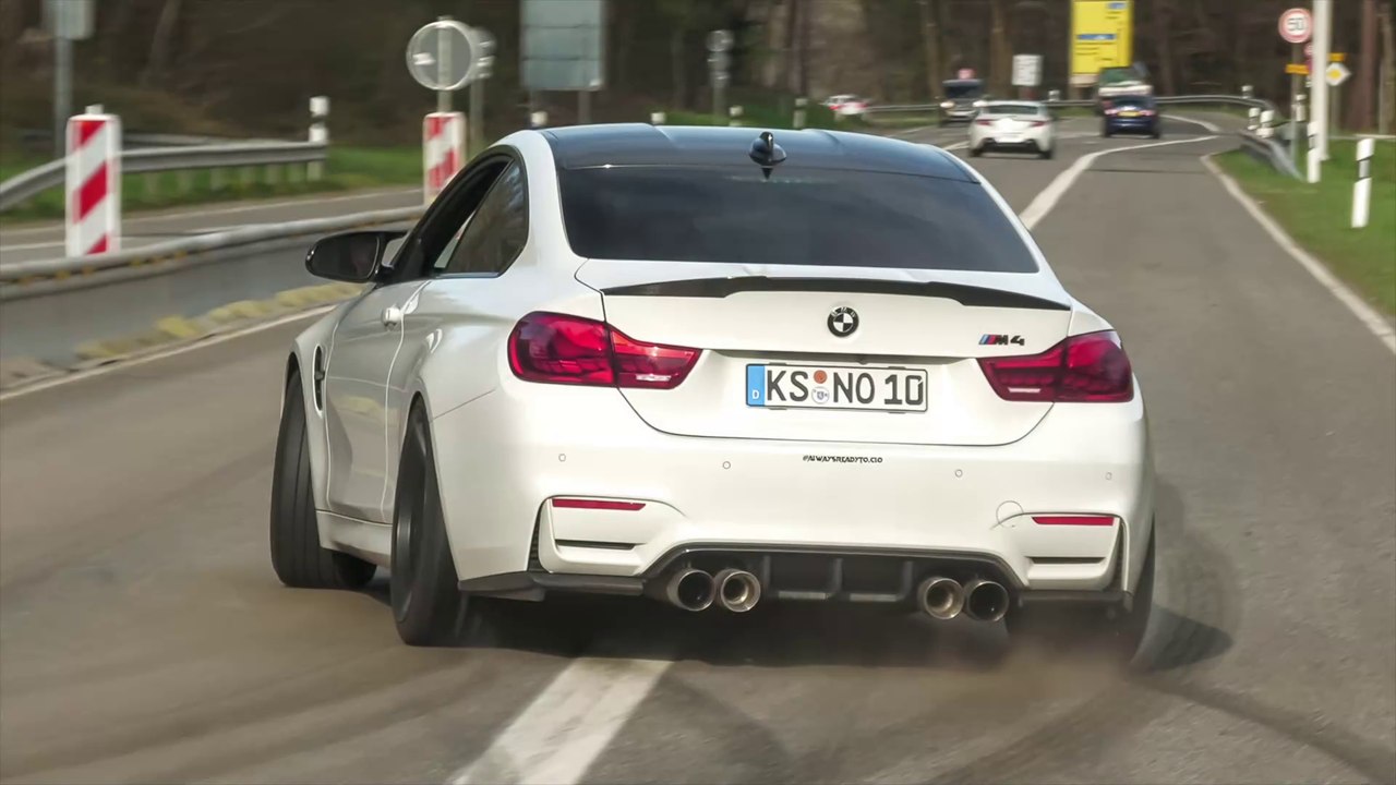 Cars leaving Nürburgring Tankstelle - DRIFTS, Ferrari F40, LOUD M3 G80, 2JZ Supra, Skyline R32