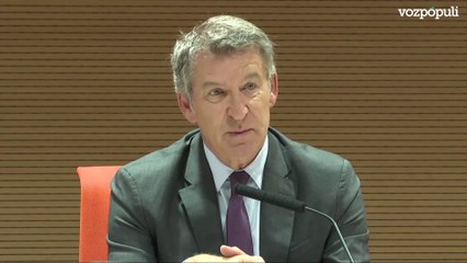 Feijóo critica que Sánchez presuma de gobierno feminista