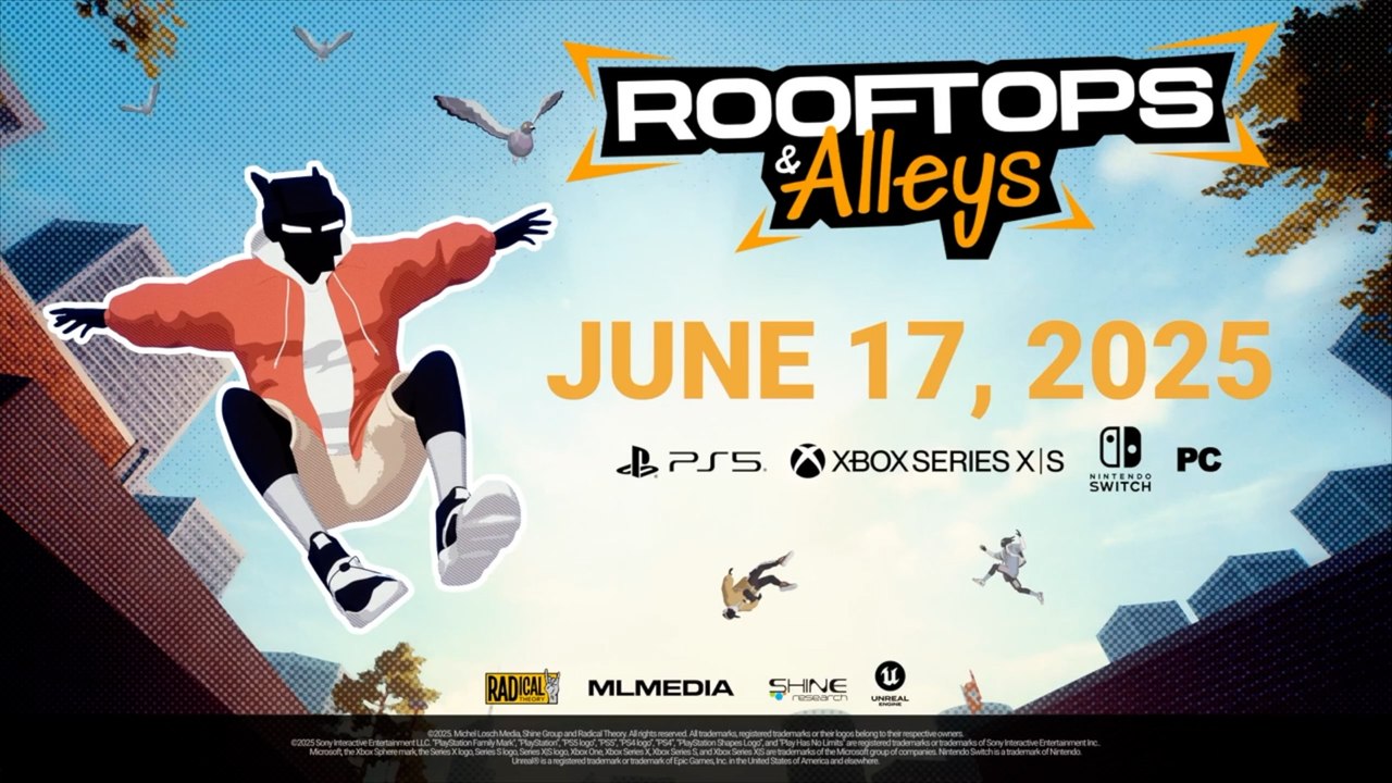 Rooftops & Alleys Official Console Release Date Trailer