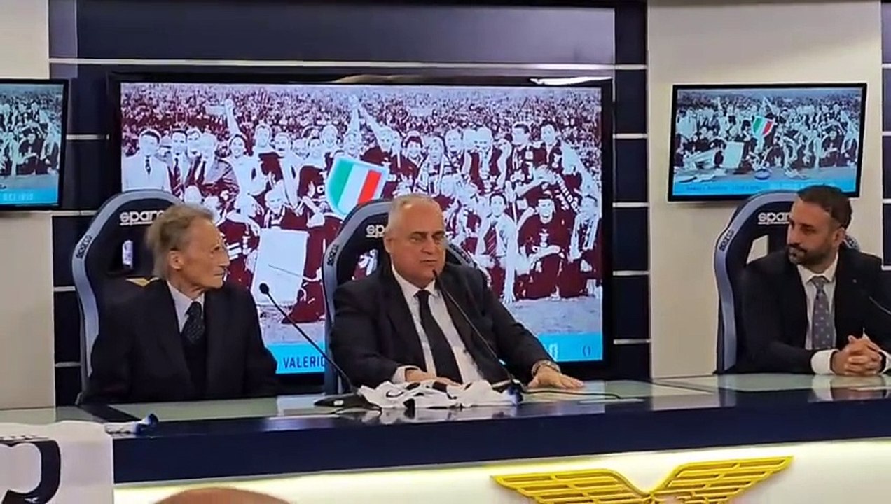 Lazio, Lotito parla al fianco di Cragnotti