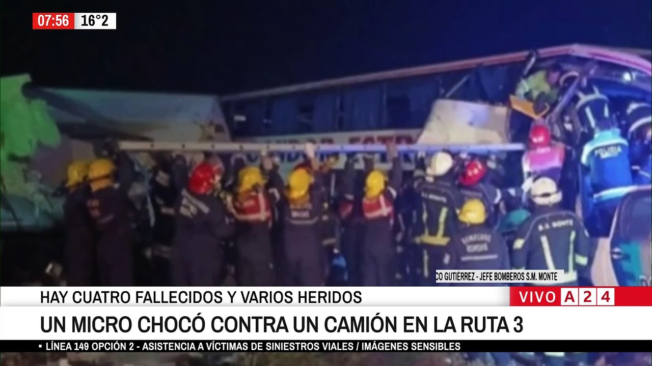 Trágico accidente en San Miguel del Monte: 4 mu...