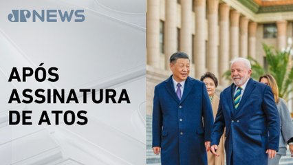 Presidente Lula faz declaração à imprensa na China