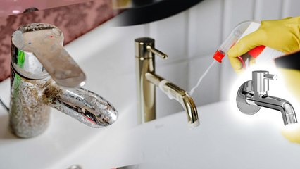 स्टील के नल से जिद्दी दाग कैसे हटाएं,चमकदार कैसे करें | How To Clean Steel Taps At Home ?