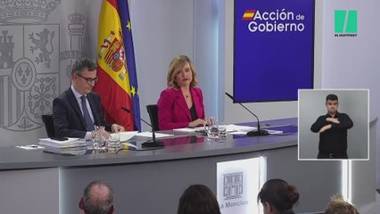 El lapsus de Pilar Alegría: llama 'ministro Ábalos' al Félix Bolaños
