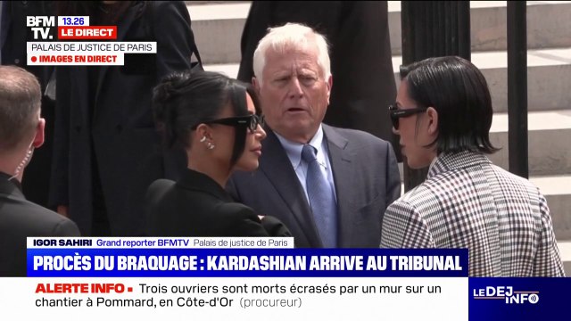 Procès des papys braqueurs : Kim Kardashian arrive au tribunal pour témoigner