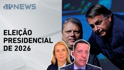 Tarcísio de Freitas diz que não há direita sem Bolsonaro no Brasil; Deysi e Trindade comentam