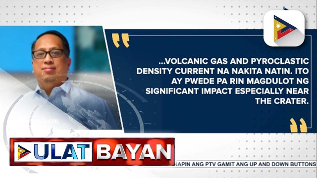 Pagputok ng Bulkang Kanlaon kaninang madaling-araw, maituturing na moderate explosive eruption ayon sa Phivolcs