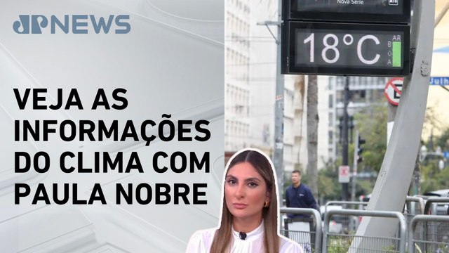 Temperaturas baixas nas regiões Centro-Sul nesta terça (13) | Previsão do Tempo