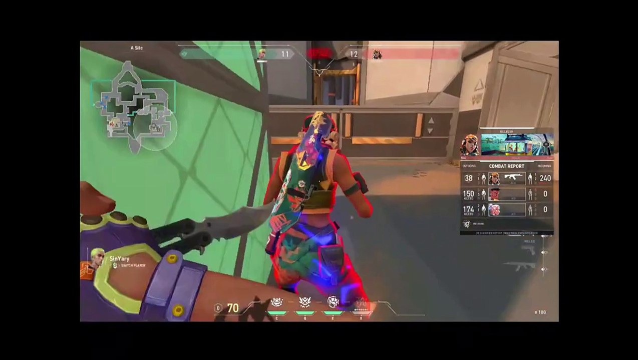 Funny Valorant WTF Moment - How to knife with gecko ult