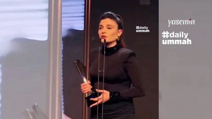 Gonca Vuslateri "Yılın En İyi Kadın Oyuncusu" seçildi: Ödülünü Filistinli Şeyma’ya adadı