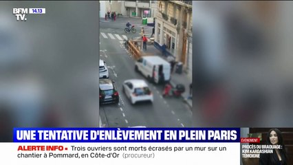 Deux personnes victimes d'une tentative d'enlèvement en pleine rue à Paris
