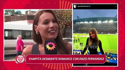 Pampita aclaró su vínculo con Enzo Fernández y desmintió todo