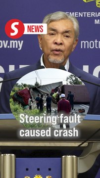 Lorry suffered steering failure before crashing into FRU truck, says Zahid