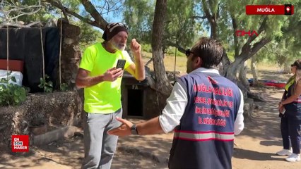 Muğla'da doğal sit alanına kaçak yapı yaptı: Kamp yapıyordum