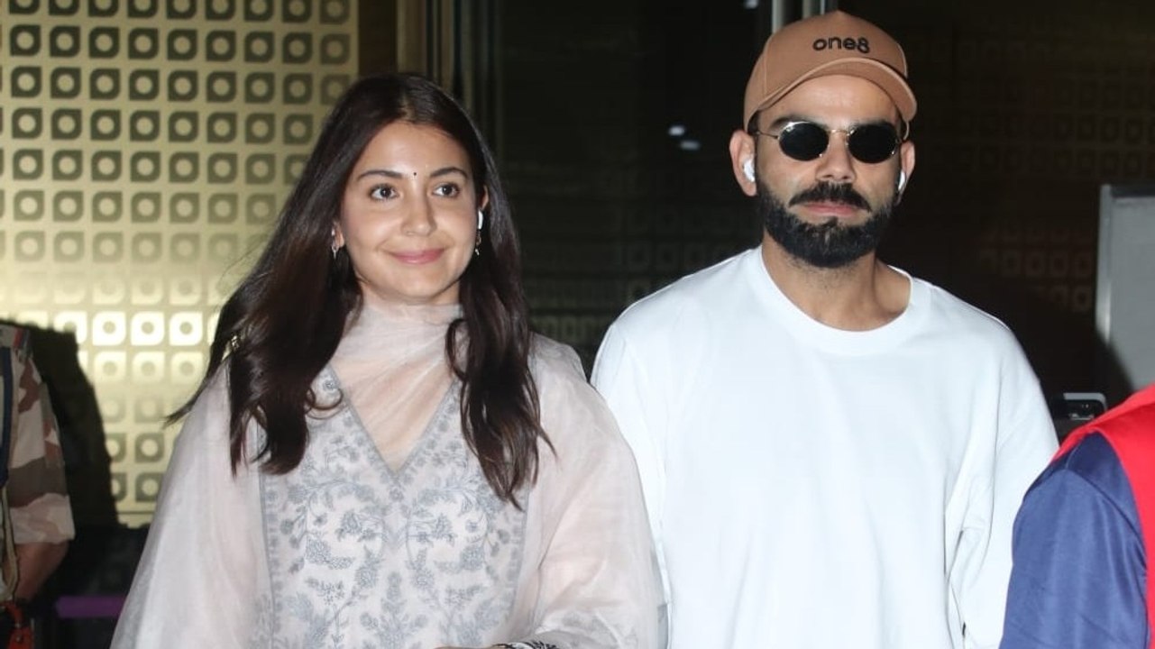 Anushka Sharma, Virat Kohli back in Mumbai after visiting Premanand Maharaj in Vrindavan