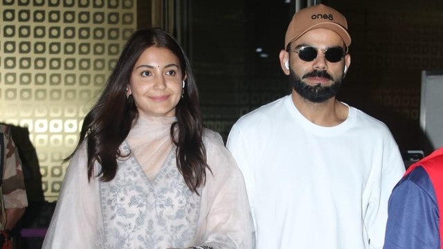 Anushka Sharma, Virat Kohli back in Mumbai after visiting Premanand Maharaj in Vrindavan