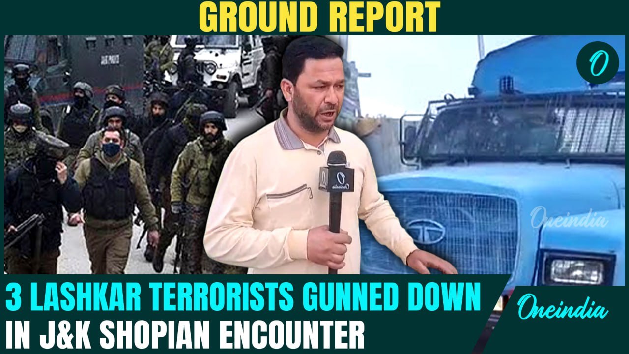 J&K Shopian Encounter GROUND REPORT: TRF Chief Behind Pahalgam Attack Killed Along With 2 Terrorists