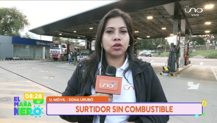 SURTIDOR SE QUEDÓ SIN COMBUSTIBLE EN LA ZONA DEL URUBO
