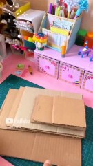 DIY Stationery Organizer _Desk Decor #diy #deskdecor #schoolsupplies