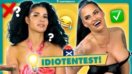 WO begräbt man Absturz-Überlebende?? - IDIOTENTEST mit Micaela Schäfer & Jessie Croft