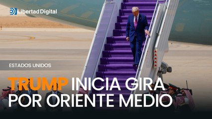 Trump inicia gira por Oriente Medio con su llegada a Arabia Saudí