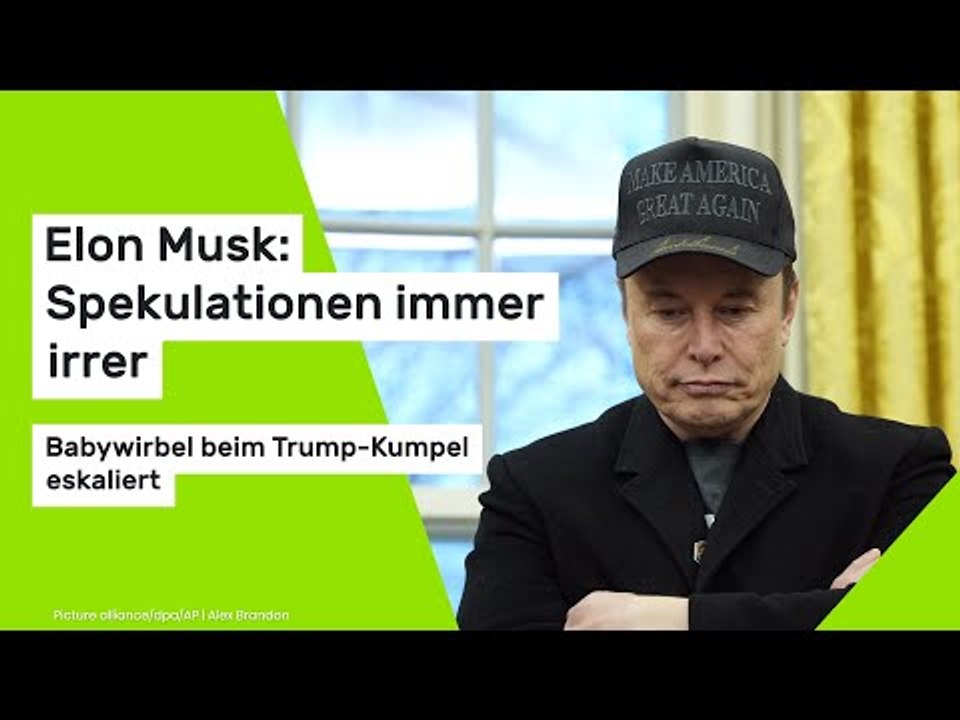 Elon Musk: Spekulationen immer irrer: Babywirbel beim Trump-Kumpel eskaliert