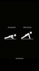 Be disciplined