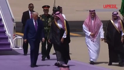 L'arrivo di Trump in Arabia Saudita