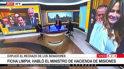 🗳️FICHA LIMPIA: EL MINISTRO DE HACIENDA DE MISIONES JUSTIFICÓ EL VOTO DE LOS SENADORES